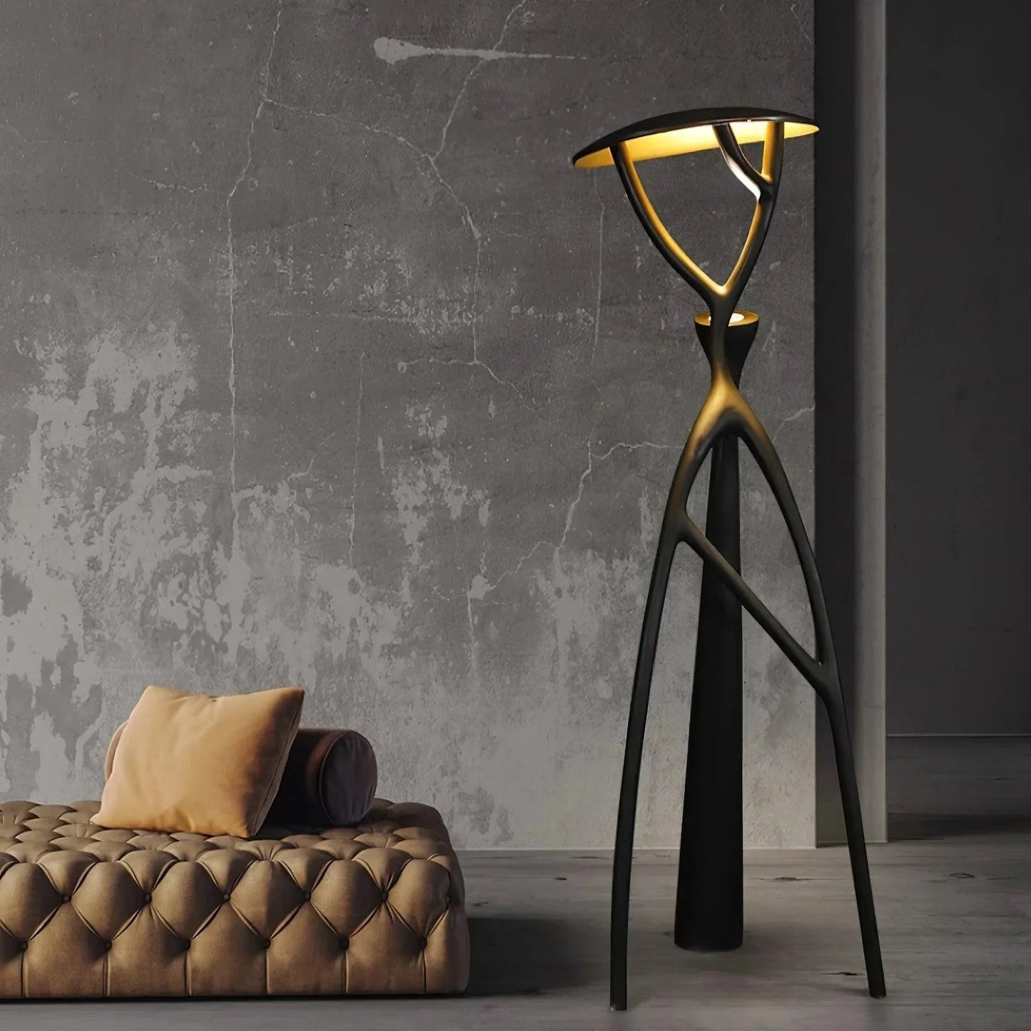 Humanoid Standing Tree Floor Lamp
