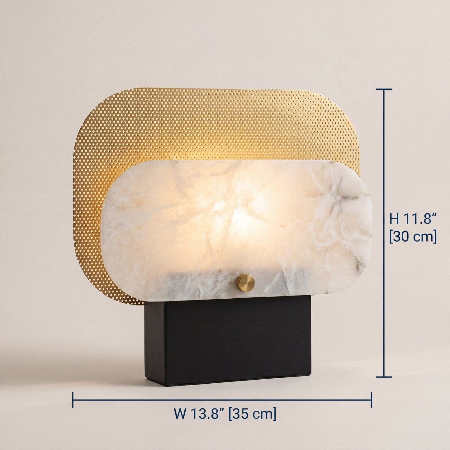 Veil Marble Glow Table Lamp