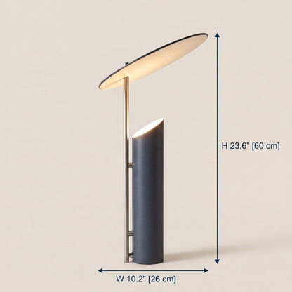 Velum Steel Cylinder Accent Lamp