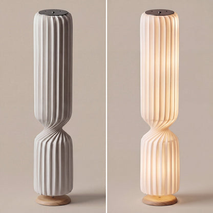 Vespera Pleated Column Floor Lamp