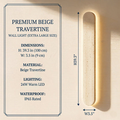 Monolith Stone Wall Light
