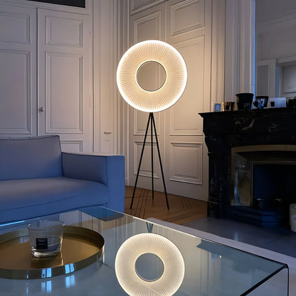 Iris Bahia Single Ring Floor Lamp