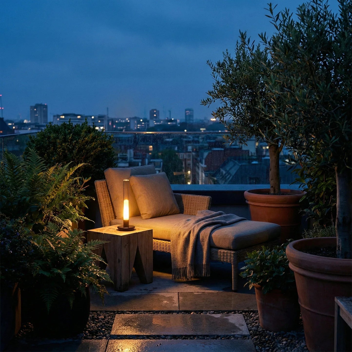 Vitra Cordless Glass Column Lamp