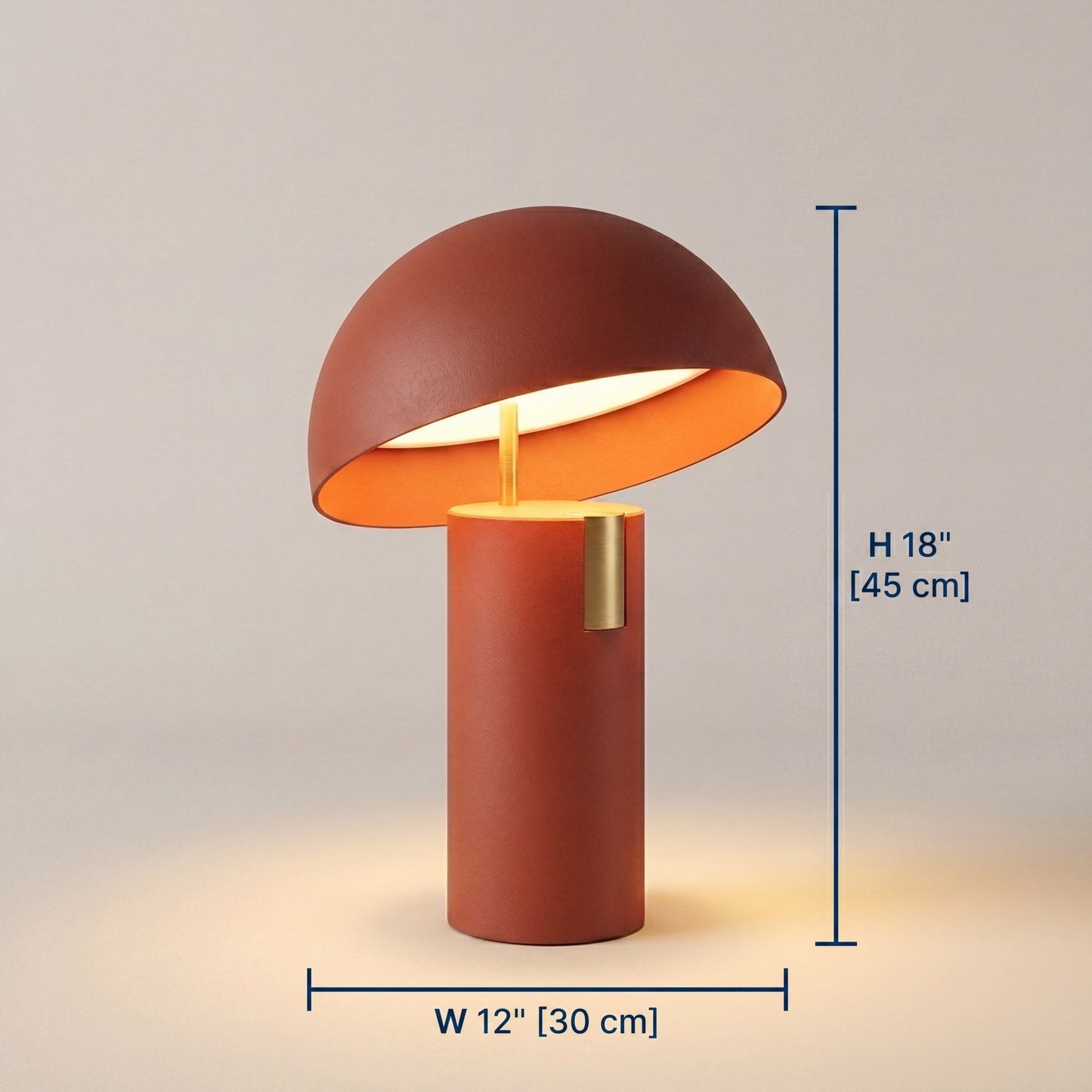 Enso Matte Dome Table Lamp