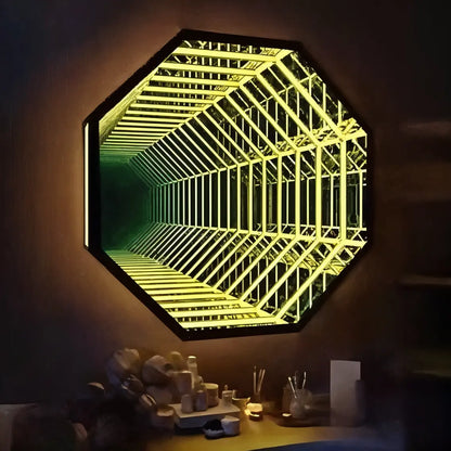 3D Octagon Infinity Mirror