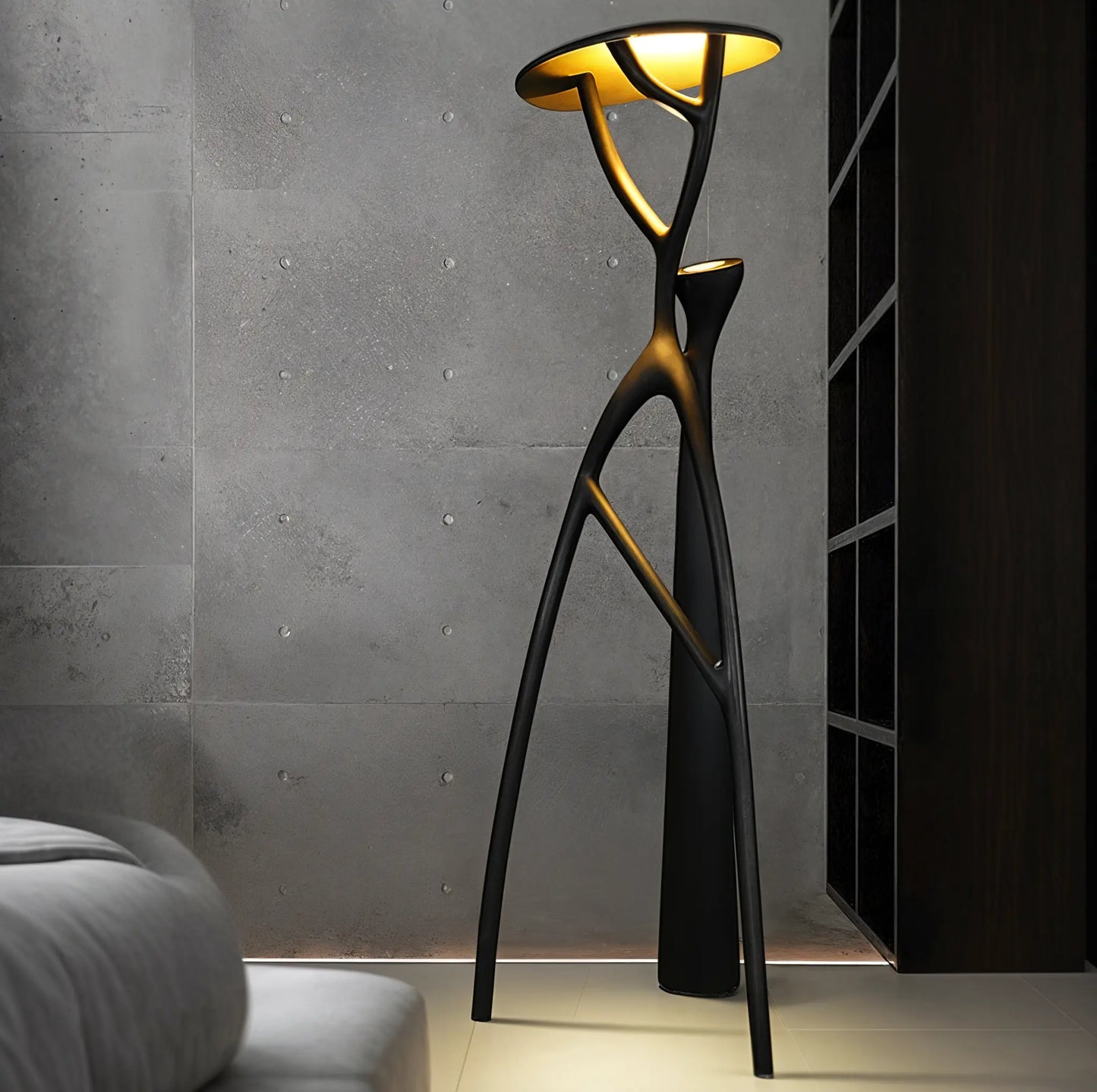 Humanoid Standing Tree Floor Lamp