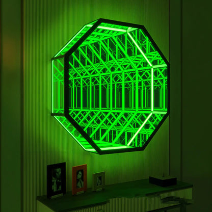 3D Octagon Infinity Mirror