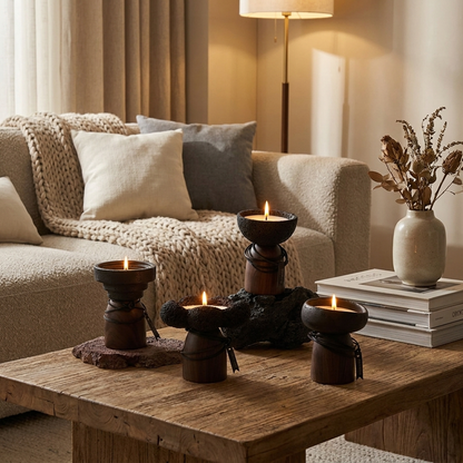 MoltenStill Candle Holder lifestyle setting