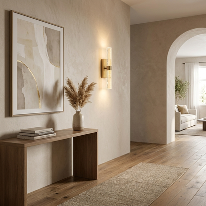 Galeria Wall Light mounted in a modern hallway lifestyle setting