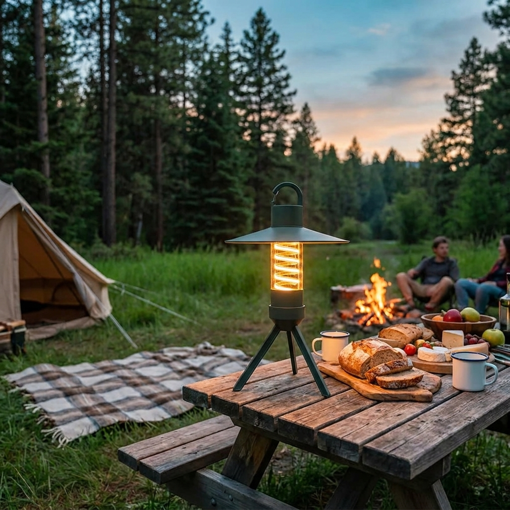 WanderBeam Light in outdoor camping lifestyle setting