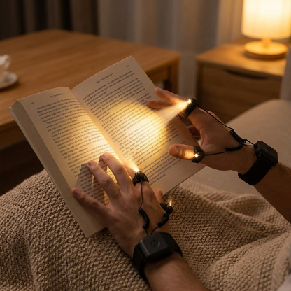 NovaStrap Finger Light in use lifestyle setting