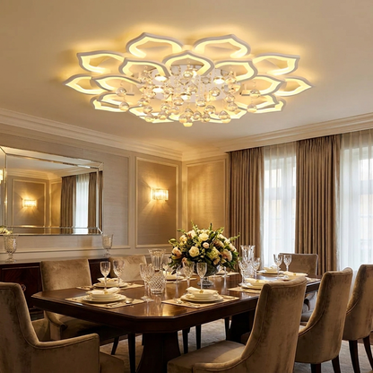 Lotus™ Crystal Chandelier lifestyle image