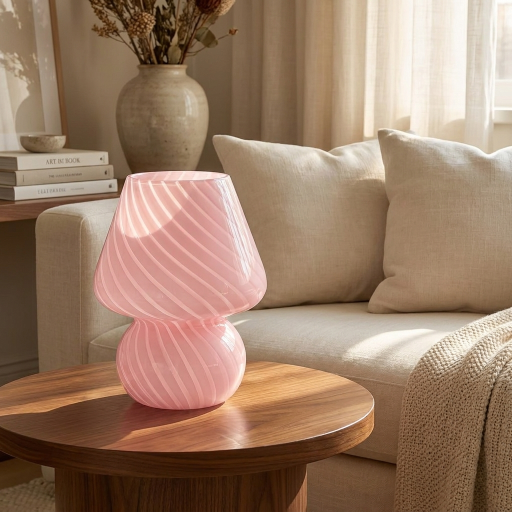 Verra™ Hand-Blown Glass Lamp lifestyle image
