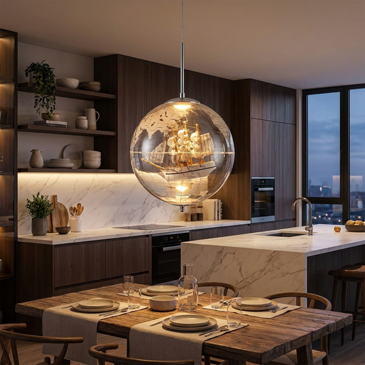 Modern Globe Light lifestyle image