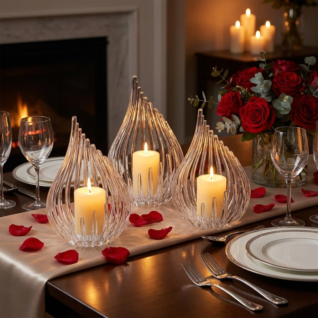GlimmerDrop™ Candle Holder lifestyle image