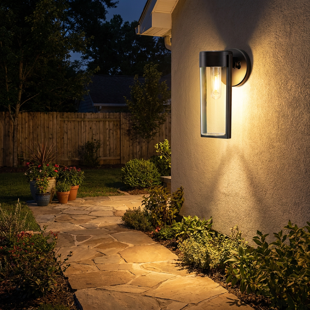 Solar Powered Wall Light lifestyle image