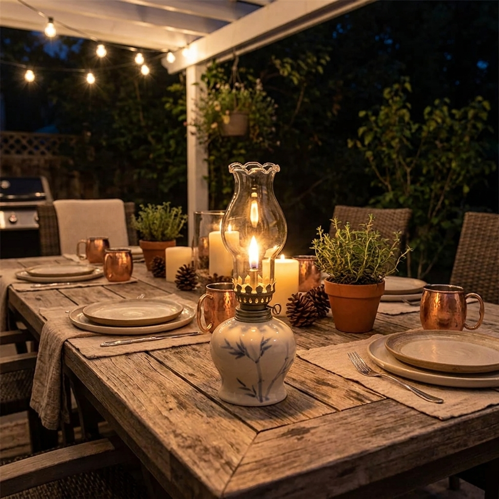 Emberbrush™ Oil Lantern lifestyle image