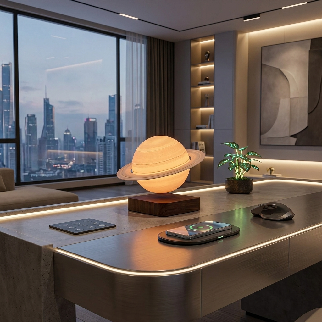 EtherealOrbit™ Levitating Lamp lifestyle image