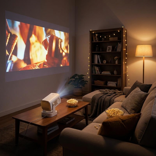 CineNova™ Portable Projector lifestyle image