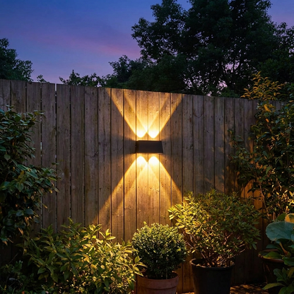 Solar Powered Wall Sconce lifestyle image