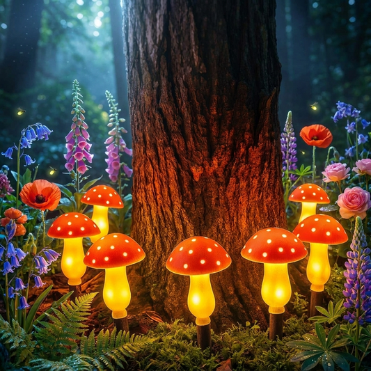 MoonlitMushrooms Solar Garden Lights lifestyle
