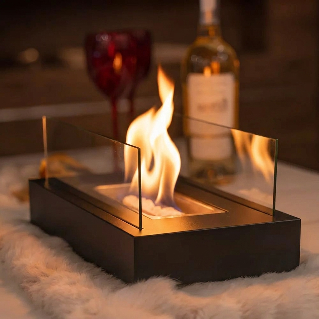Everlasting Flame Tabletop Fireplace lifestyle