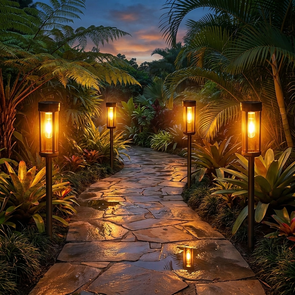Solar Powered Torch Light lifestyle
