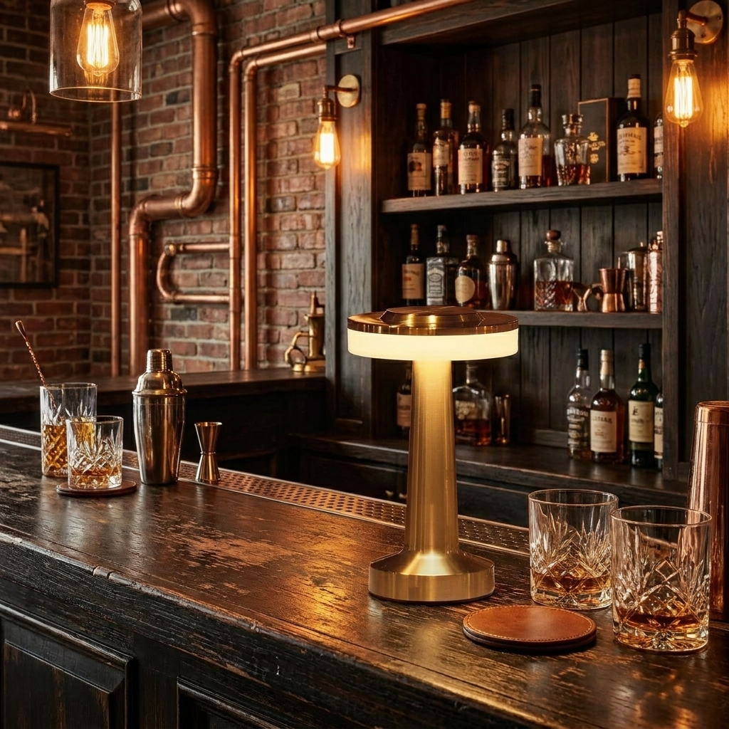 Retro Bar Table Lamp lifestyle