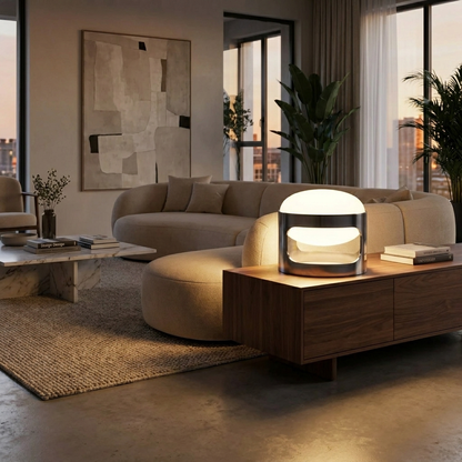 Chrome Capsule Lamp lifestyle