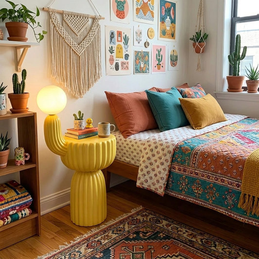 Cactus Bedside Table lifestyle