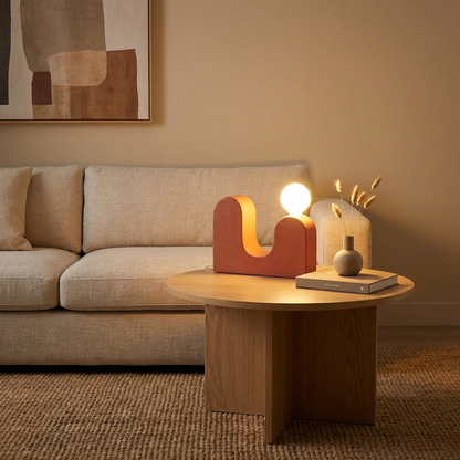 Solito Lamp glowing in a contemporary lifestyle scene