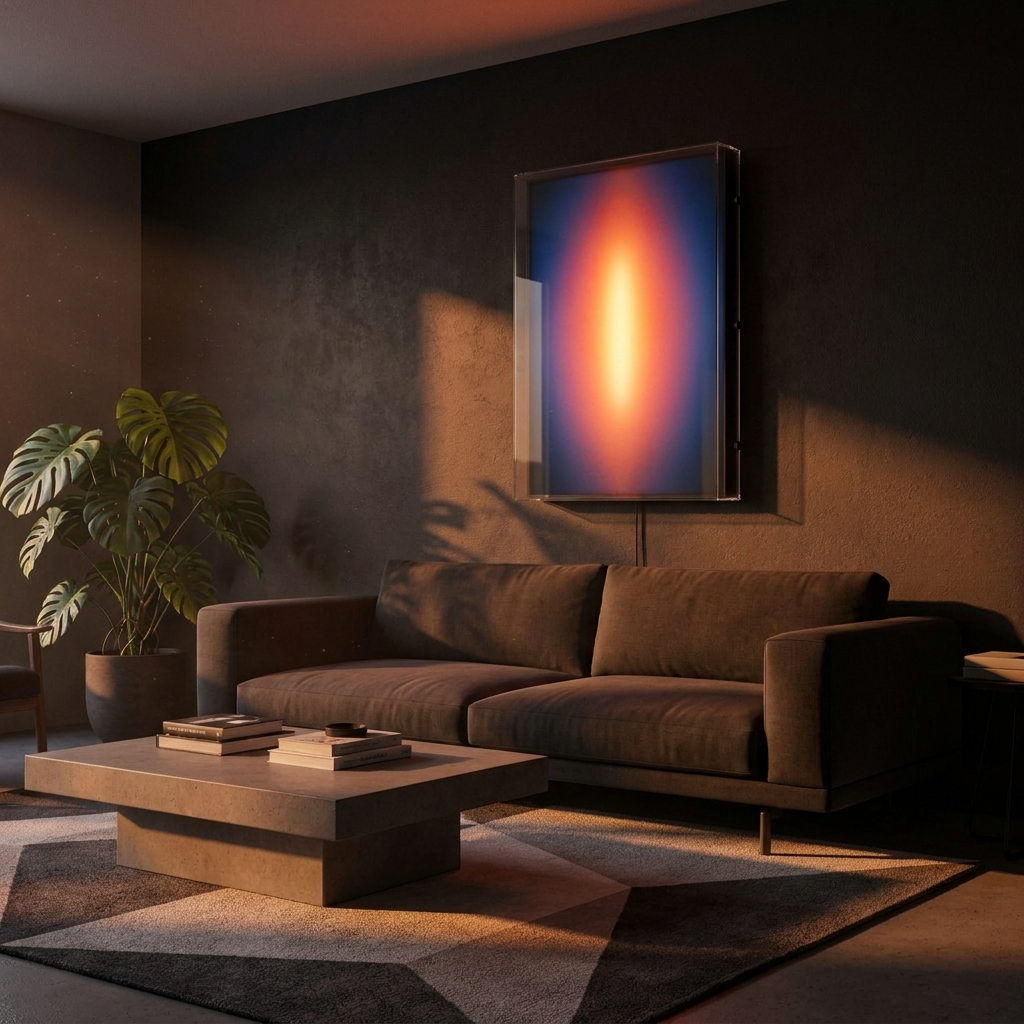 Discharge Ember lamp glowing in a lifestyle scene