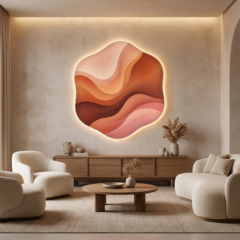 Silent Burn Desert Blush glowing in a lifestyle scene