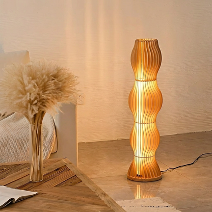 Vapor Wood Lamp glowing in a lifestyle scene