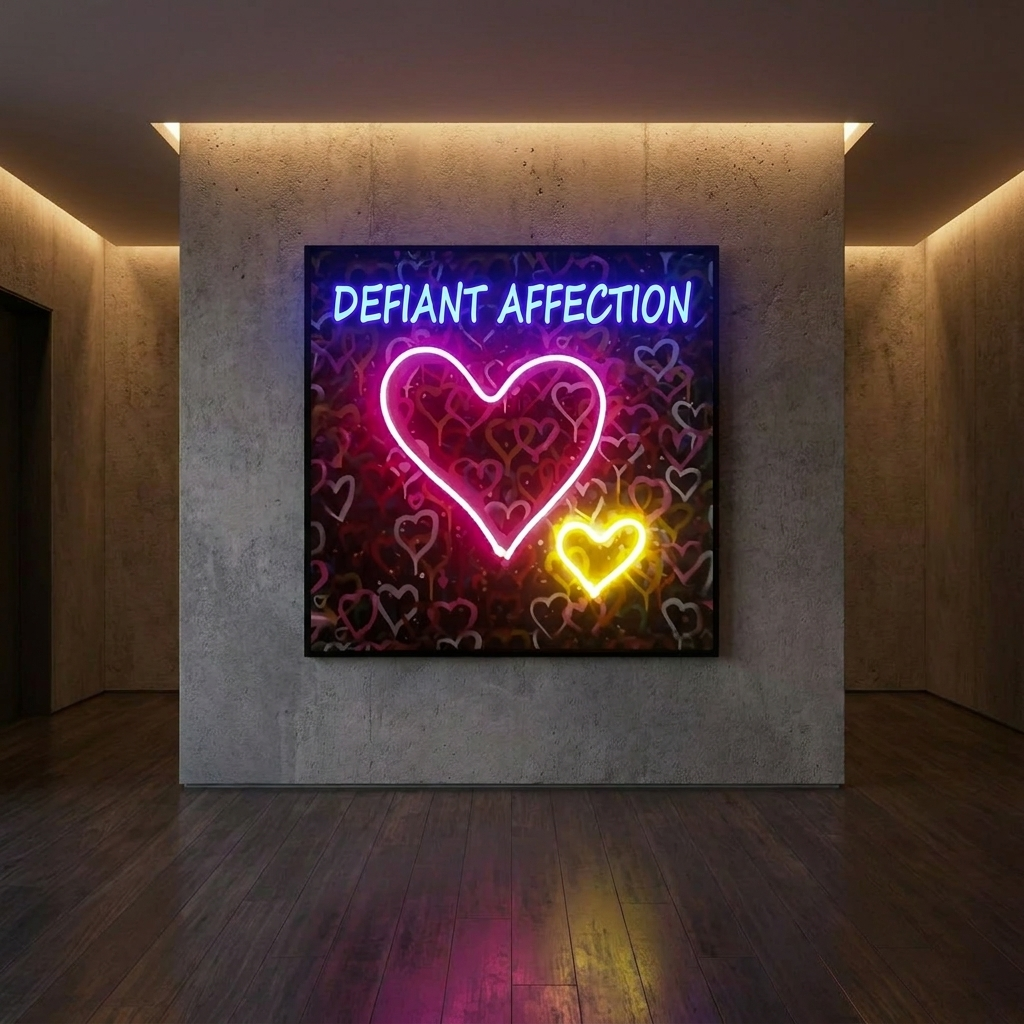 Defiant Affection glowing in a lifestyle scene