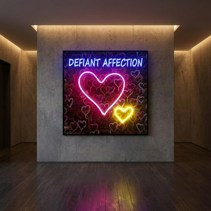 Defiant Affection glowing in a lifestyle scene