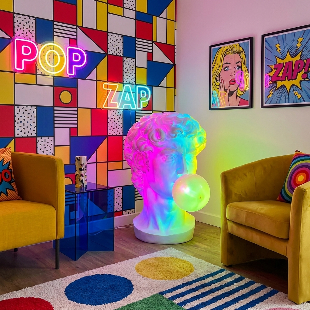 Glow Pop glowing in a lifestyle scene