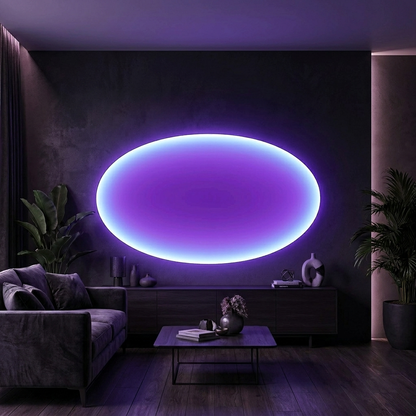 Threshold of Maybe Violet Myst glowing in a lifestyle scene