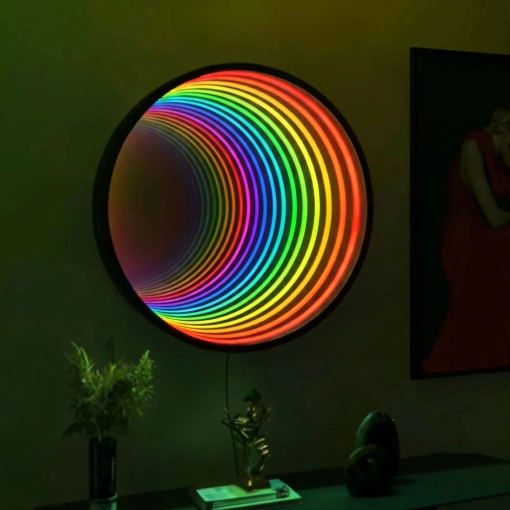 Circle Infinity Mirror lifestyle