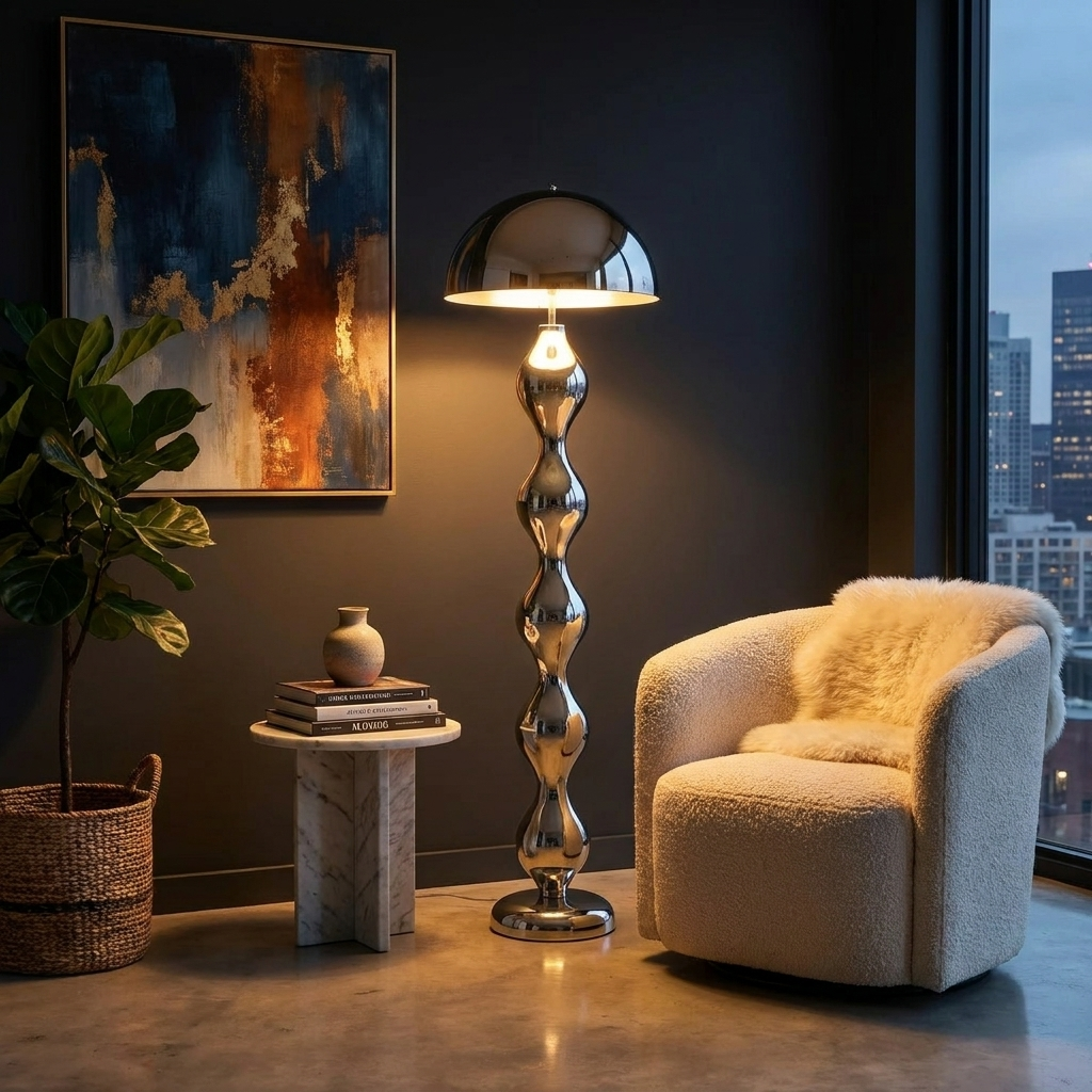 Zara Groove Floor Lamp lifestyle
