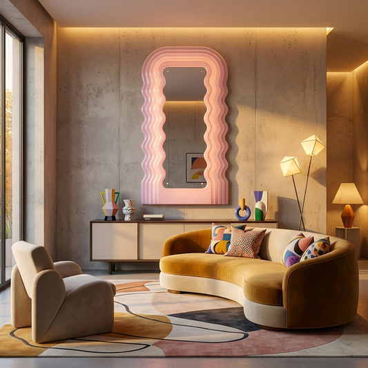 Ettore Sottsass Mirror lifestyle