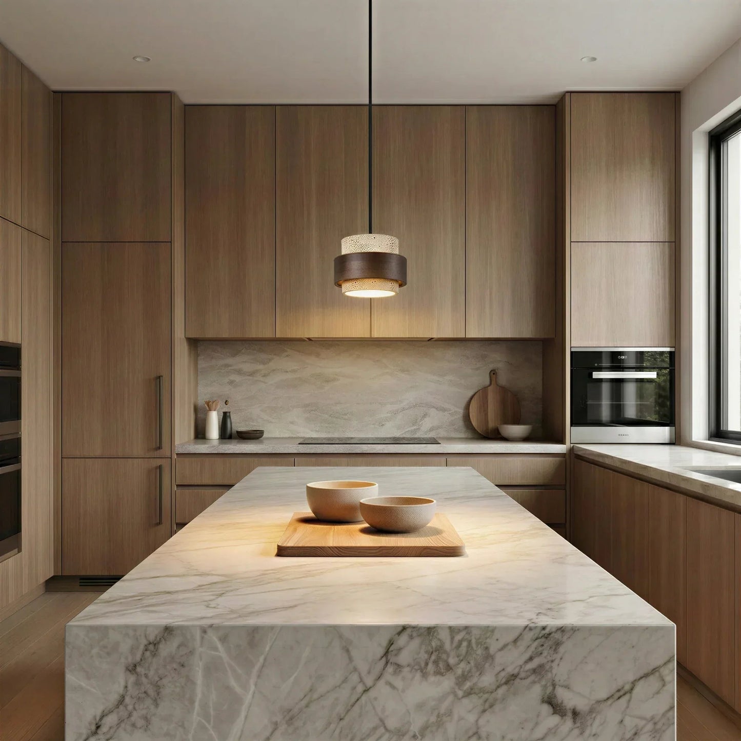 Lithos Stone Pendant Light