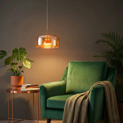 Vela Floating Glass Pendant Light