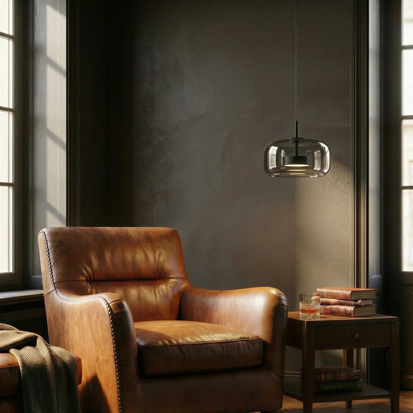 Vela Floating Glass Pendant Light
