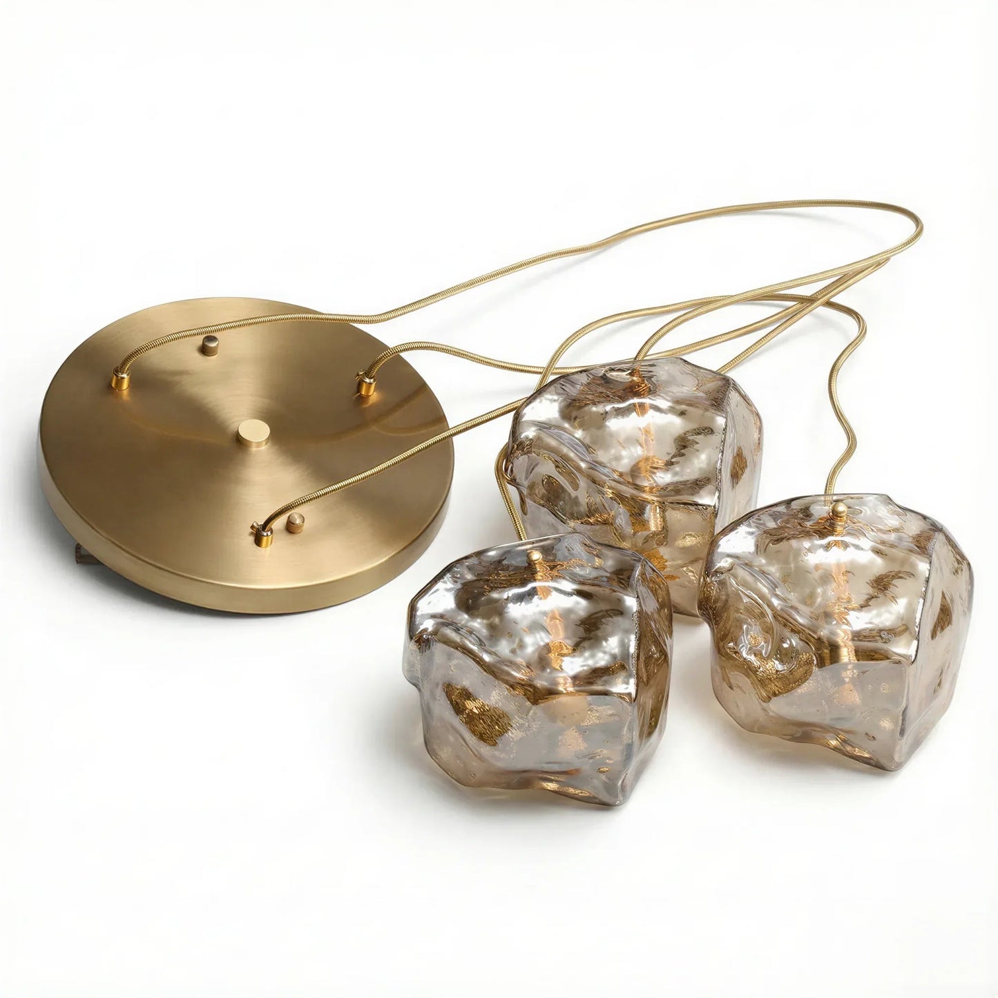 Lens Series Sculptural Glass Pendant