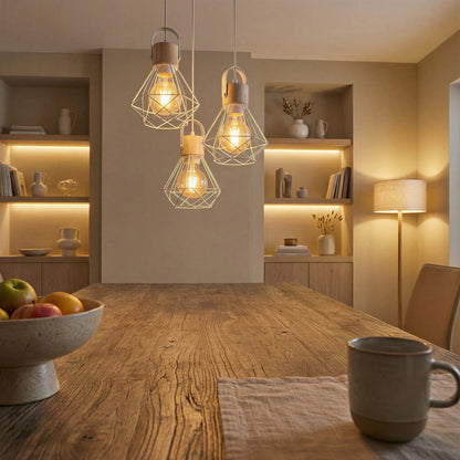 Vertex Wireframe Pendant Light