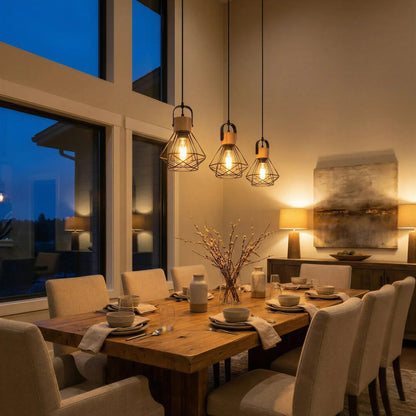 Vertex Wireframe Pendant Light