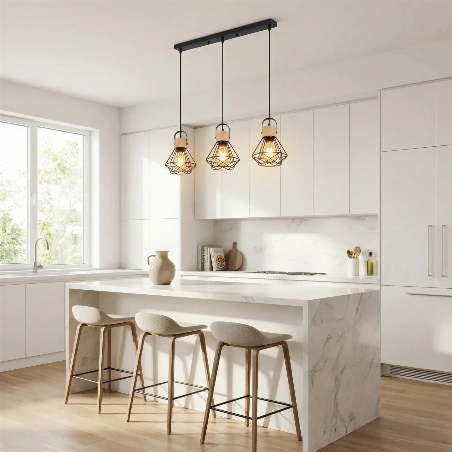 Vertex Wireframe Pendant Light