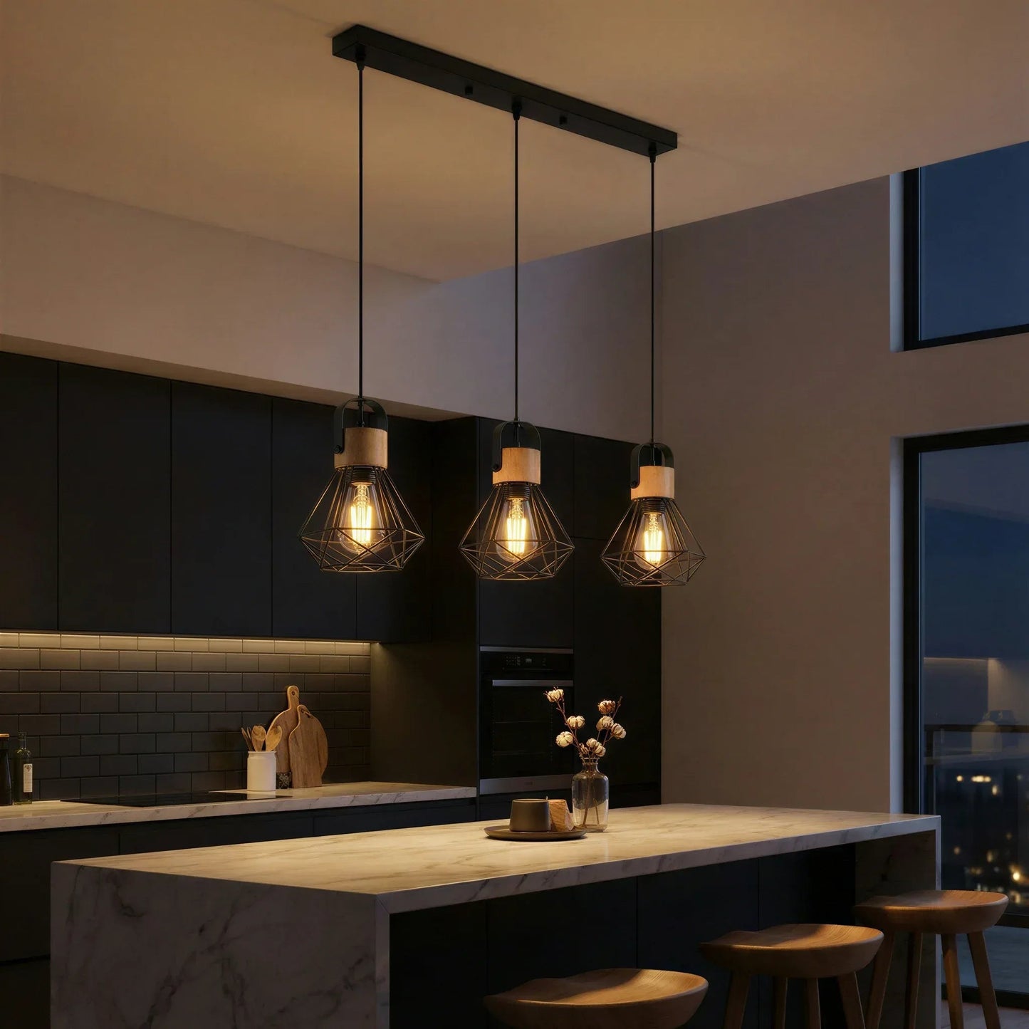 Vertex Wireframe Pendant Light