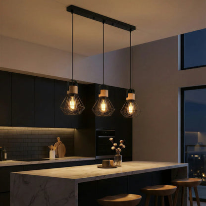 Vertex Wireframe Pendant Light